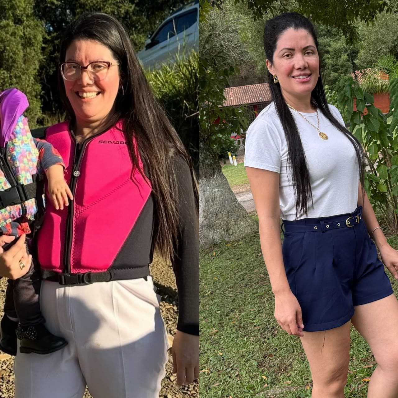 Evolução visual de Karlla Cristina